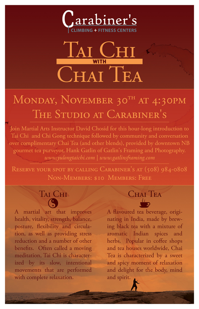 Tai Chi with Chai Tea Nov 30 2015